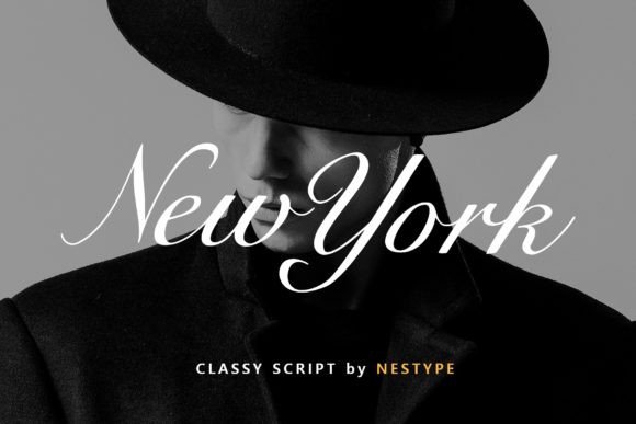 New York Font Poster 1