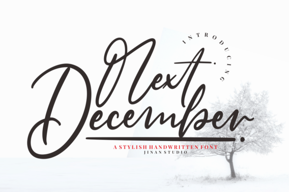 Next December Font Poster 1