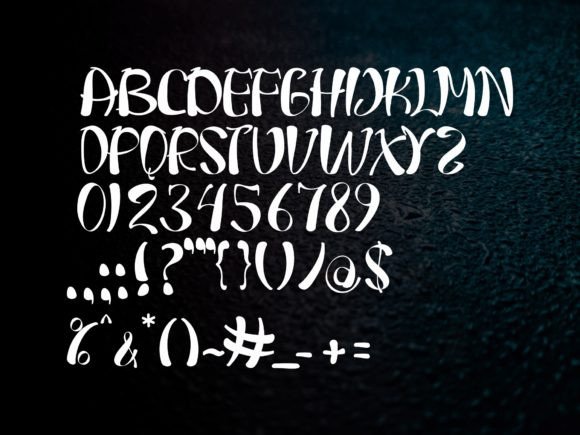 Ngebrush Font Poster 2