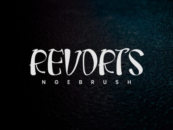 Ngebrush Font Poster 3