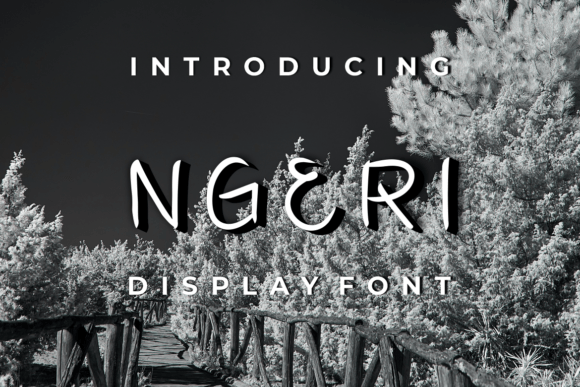 Ngeri Font Poster 1