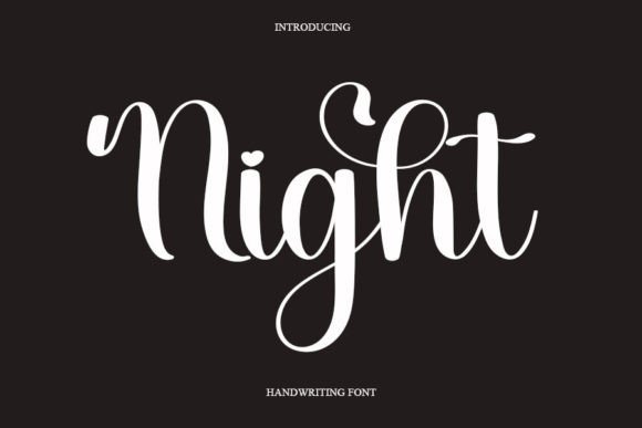 Night Font Poster 1