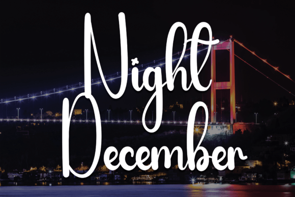 Night December Font