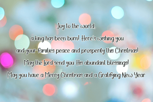 Night Santa Font Poster 4