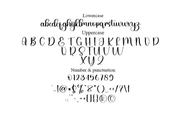Night Vacation Font Poster 4
