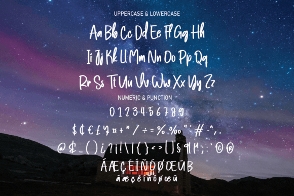 Nighthome Font Poster 7