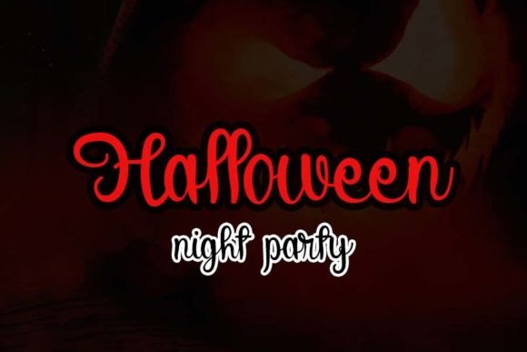 Nightmare Font Poster 2