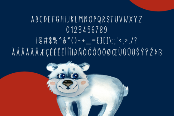 Nimble Bear Font Poster 5