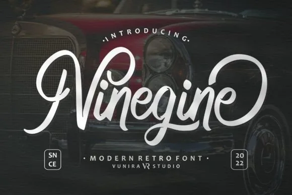 Ninegine Font Ninegine Font Poster 1