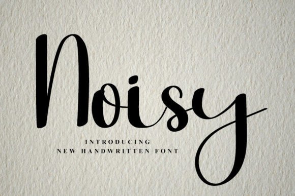 Noisy Font Poster 1