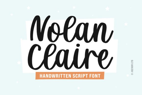 Nolan Claire Font Poster 1