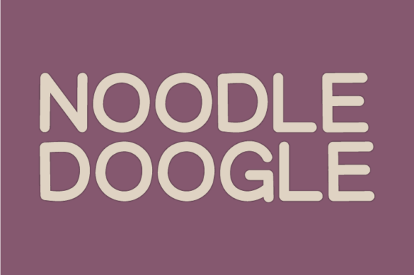 Noodle Doogle Font Poster 1