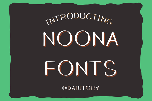 Noona Font Poster 1