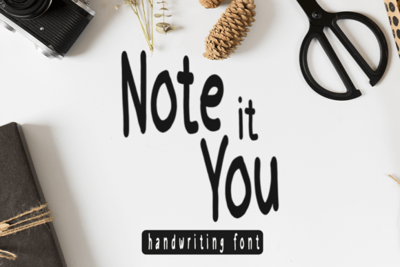Note It You Font Poster 1