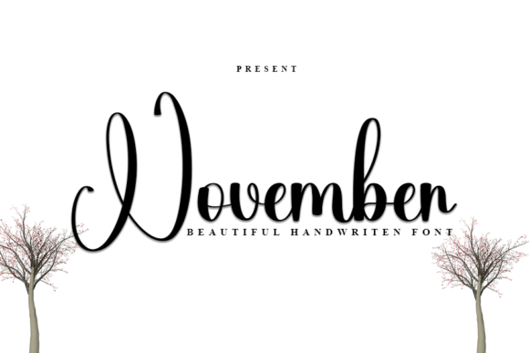 November Font Poster 1