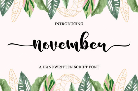 November Font