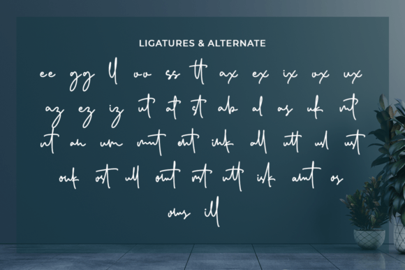 November Rain Font Poster 11