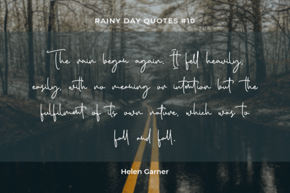 November Rain Font Poster 7