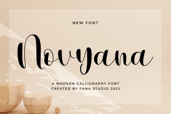 Novyana Font Poster 1
