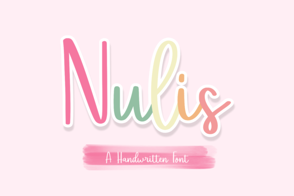 Nulis Font Poster 1