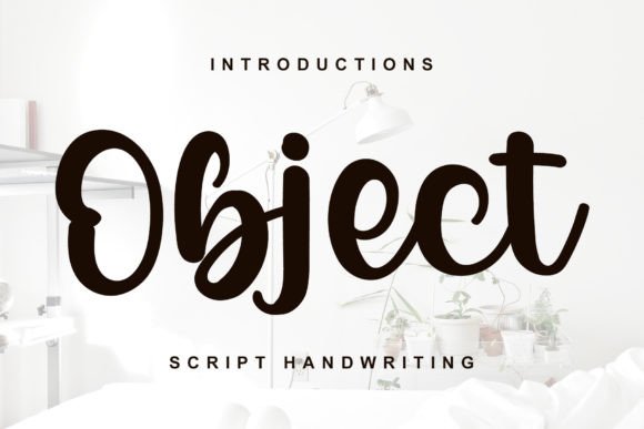 Object Font Poster 1