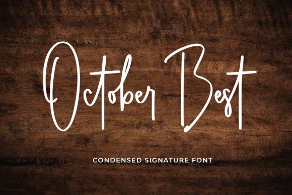 October Best Font Poster 1