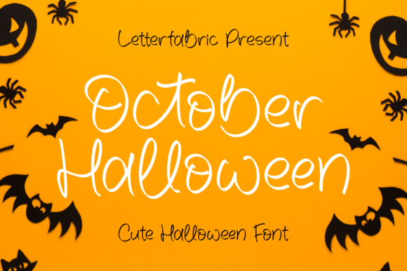 October Halloween Font
