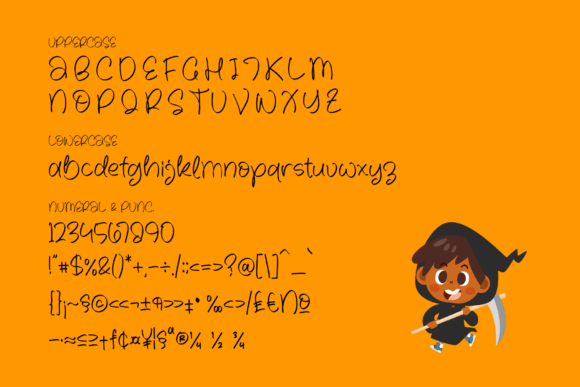 October Halloween Font Poster 13
