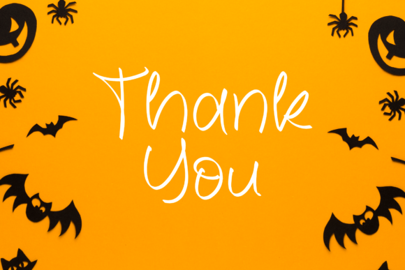 October Halloween Font Poster 15