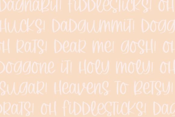 Oh Fiddlesticks Font Poster 9