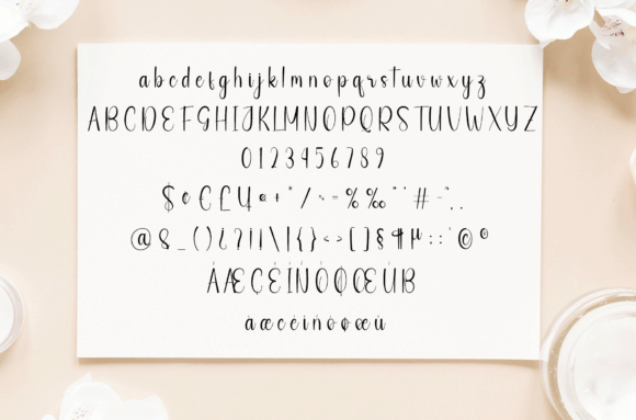 Olive Font Poster 6