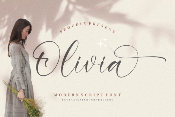 Olivia Font Poster 1