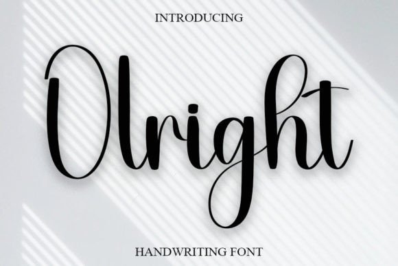 Olrihgt Font Poster 1