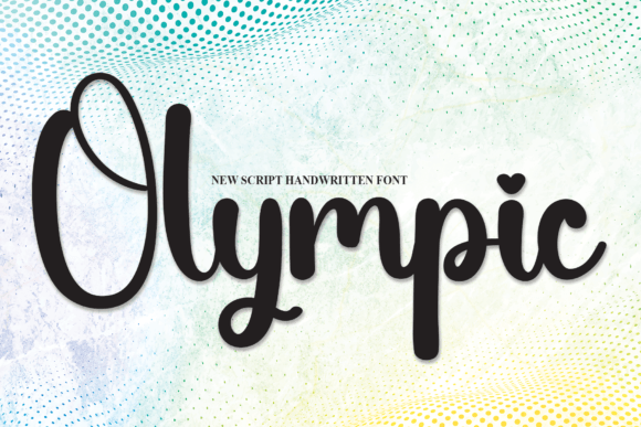 Olympic Font Poster 1