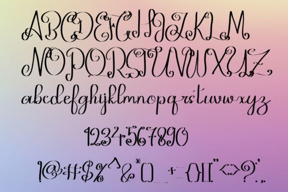 Omjathyana Font Poster 5