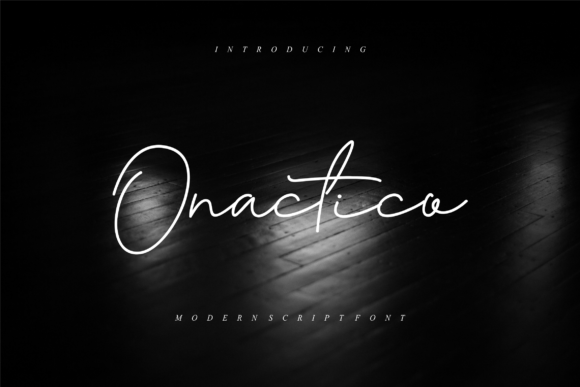 Onactico Font Poster 1