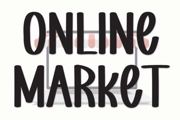 Online Market Font Poster 1