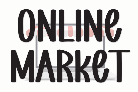 Online Market Font