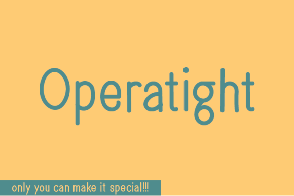 Operatight Font