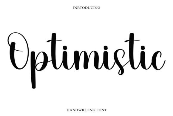 Optimistic Font Poster 1
