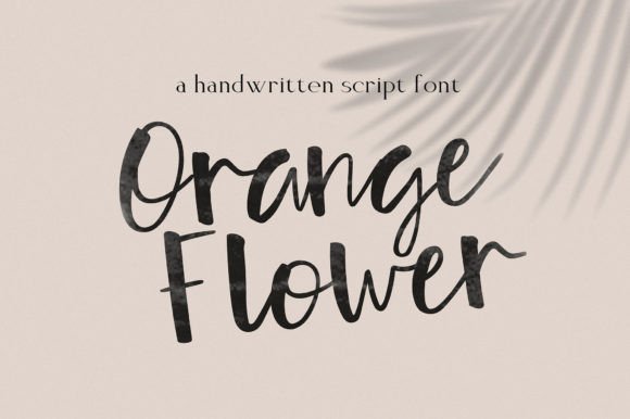 Orange Flower Font