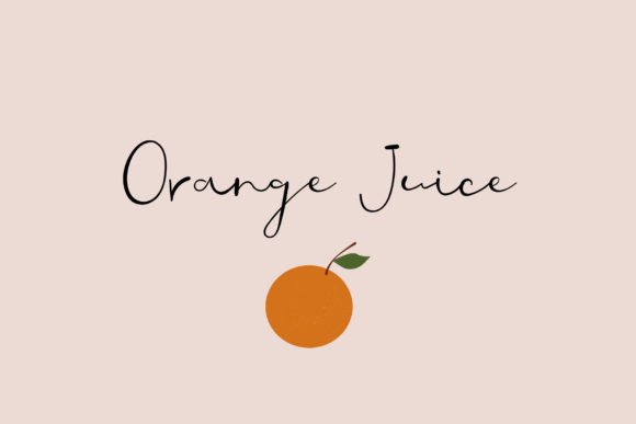 Orange Juice Font