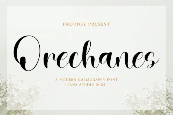 Orechanes Font Orechanes Font Poster 1