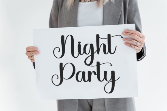 Organic Font Poster 3