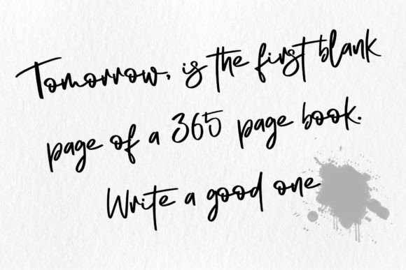 Original Handwriting Font Poster 2