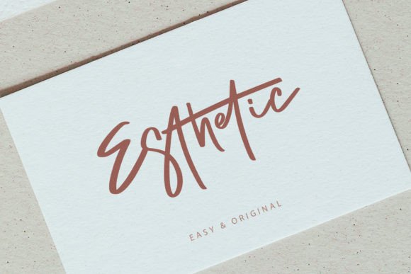 Original Handwriting Font Poster 5