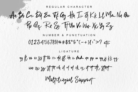 Original Handwriting Font Poster 7