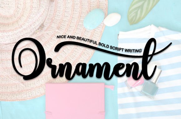 Ornament Font Poster 1