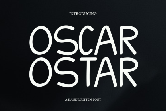 Oscar Ostar Font Poster 1