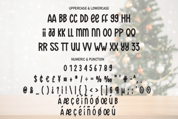 Our Christmas Font Poster 7